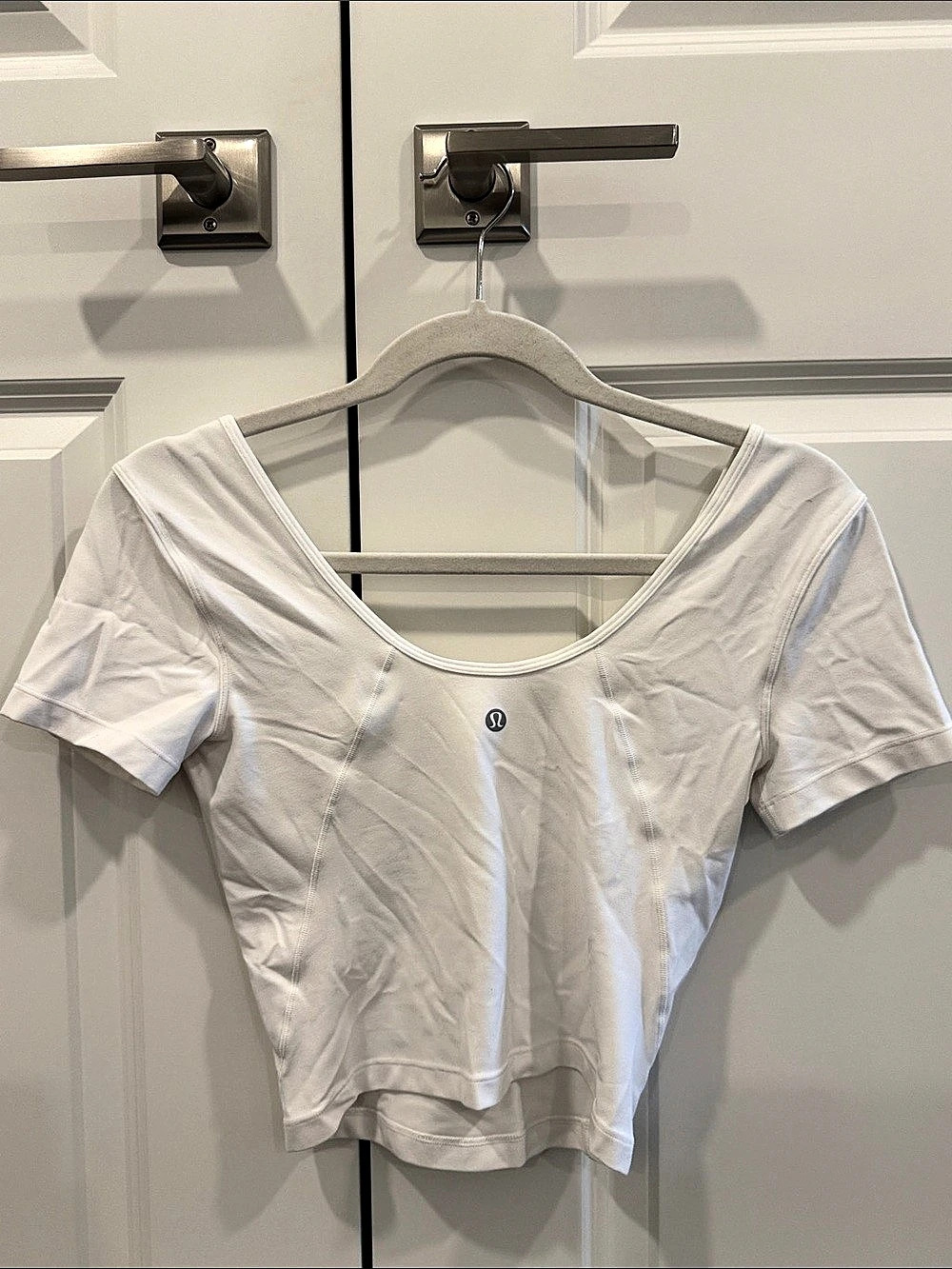 lululemon Wundermost Ultra-Soft Nulu Scoop-Neck T-Shirt White